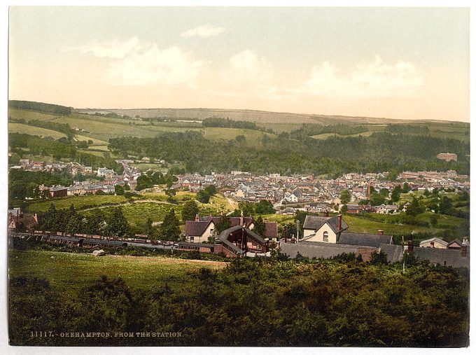 From the station, Okehampton, England