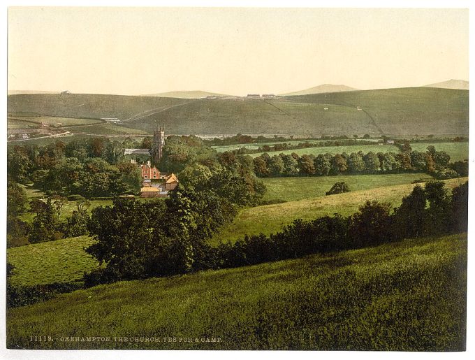 Church, Yes-Tor and Beacon, Okehampton, England