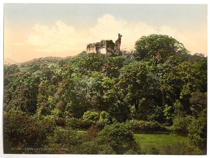 The castle, Okehampton, England