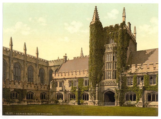 Magdalen College, Founder's Tower and Cloisters, Oxford, England