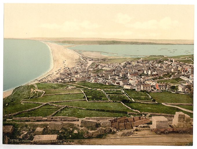 Chesil Beach, Portland, England