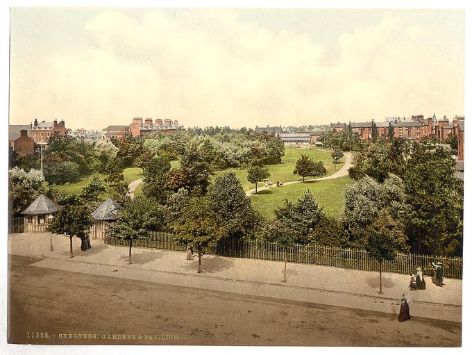 Gardens and pavillion, Skegness, England