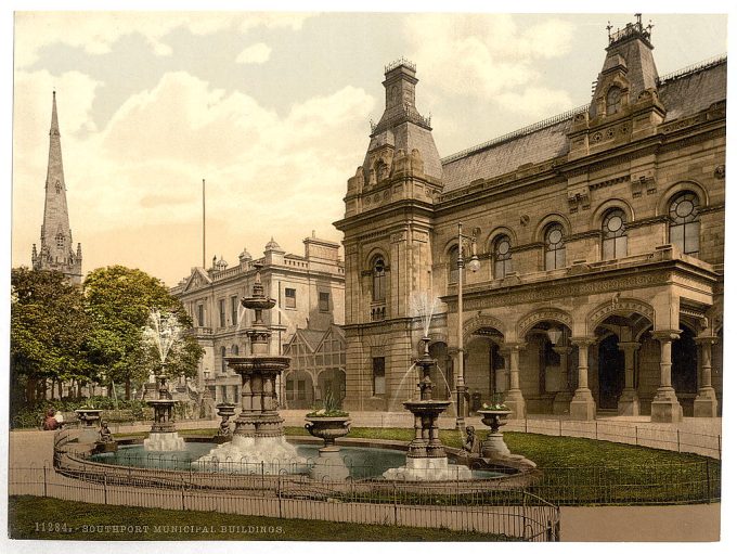 Municipal buildings, Southport, England