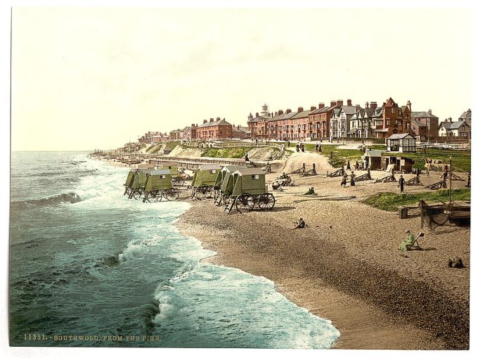 From the pier, Southwell, England