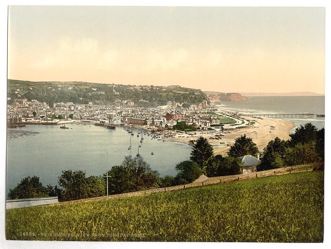 View from Torquay Road, Teignmouth, England