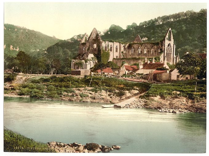 Abbey from the ferry, Tintern, England