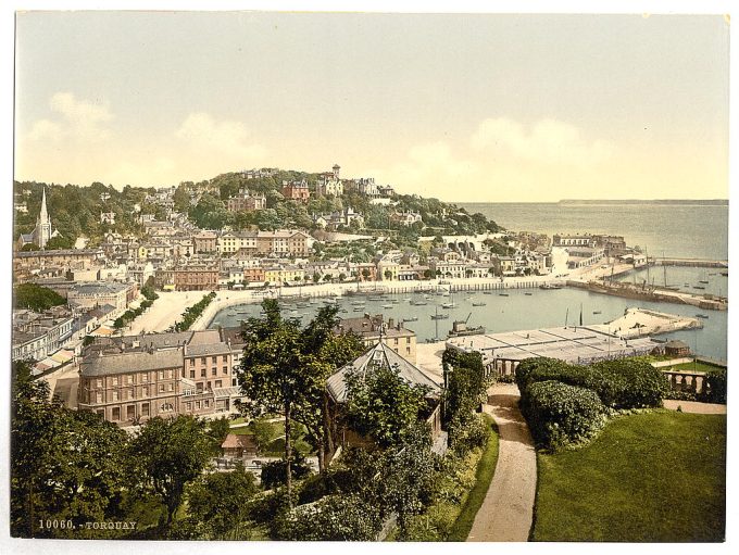 From Waldren Hill, Torquay, England