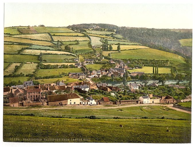 Taddiport from Castle Hill, Torrington, England