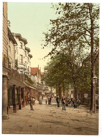 The Pantiles, looking North, Tunbridge Wells, England