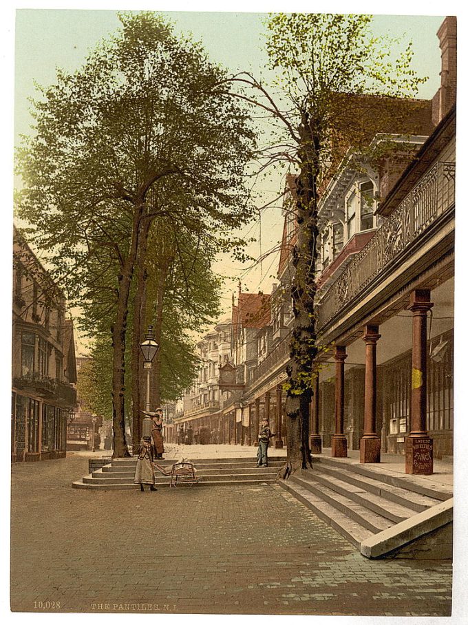 The Pantiles, looking south, Tunbridge Wells, England