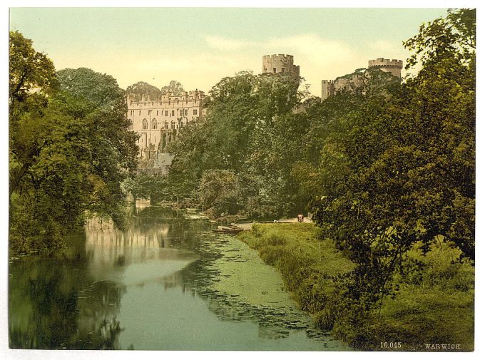 The castle from the bridge, Warwick, England