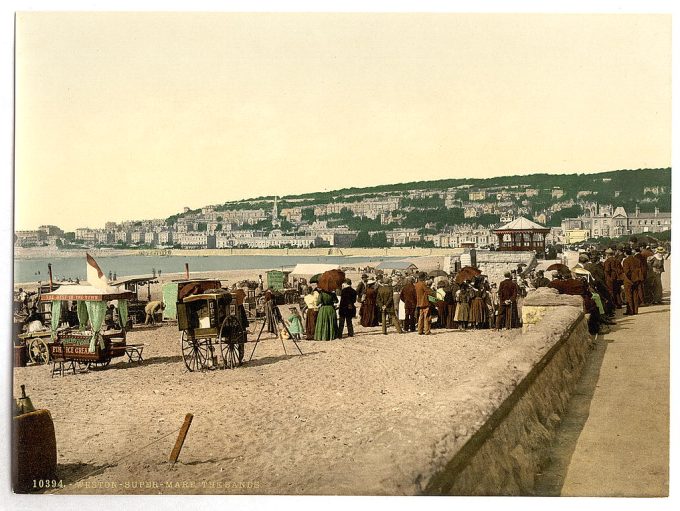 The sands, Weston-super-Mare, England