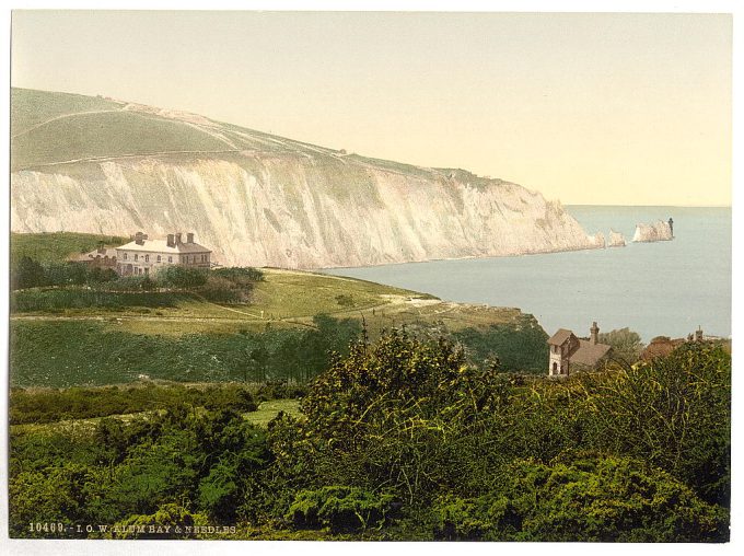 Alum Bay and the Needles, Isle of Wight, England