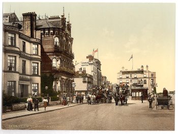 Ryde, hotels and coaches, Isle of Wight, England