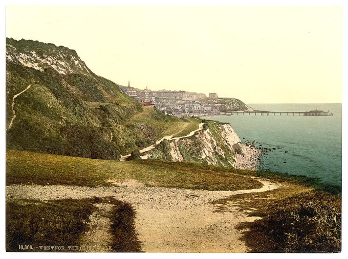 Ventnor, cliff walk, Isle of Wight, England