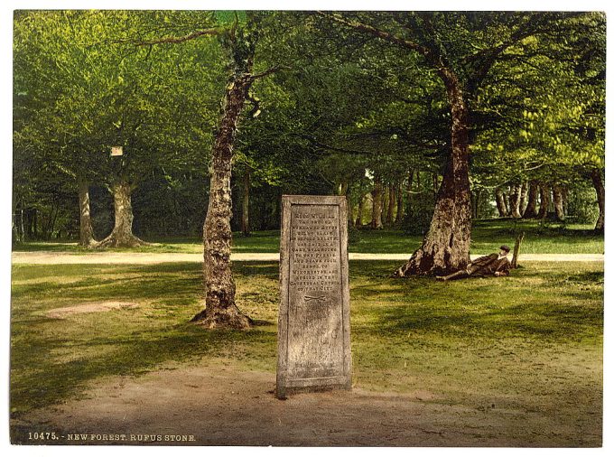 Rufus Stone, New Forest, Winchester, England