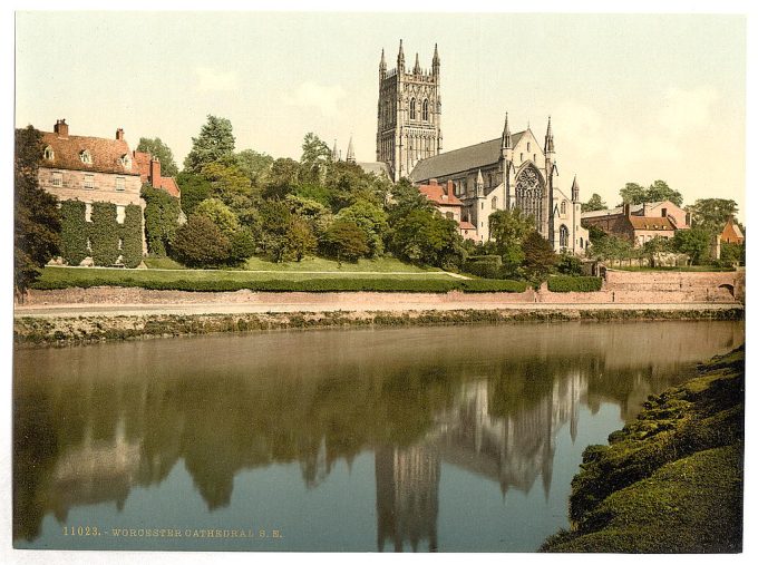 Cathedral, S. E., Worcester, England