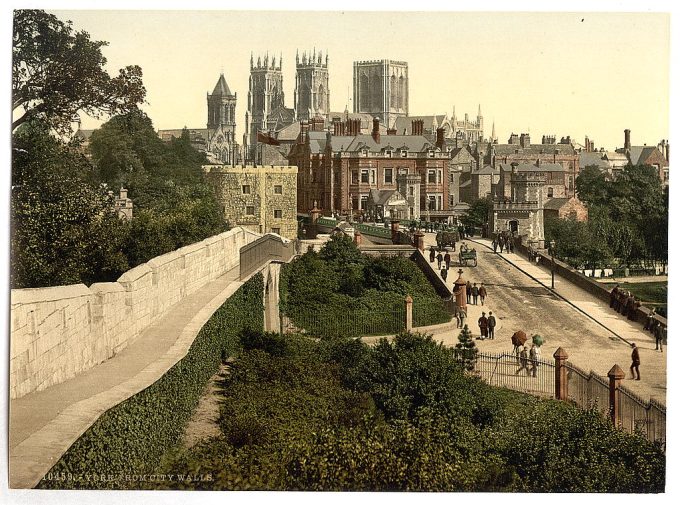 From city walls, York, England