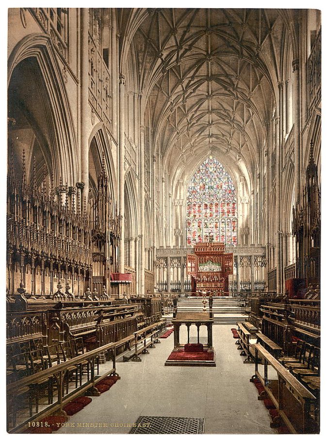 Minster, choir east, York, England