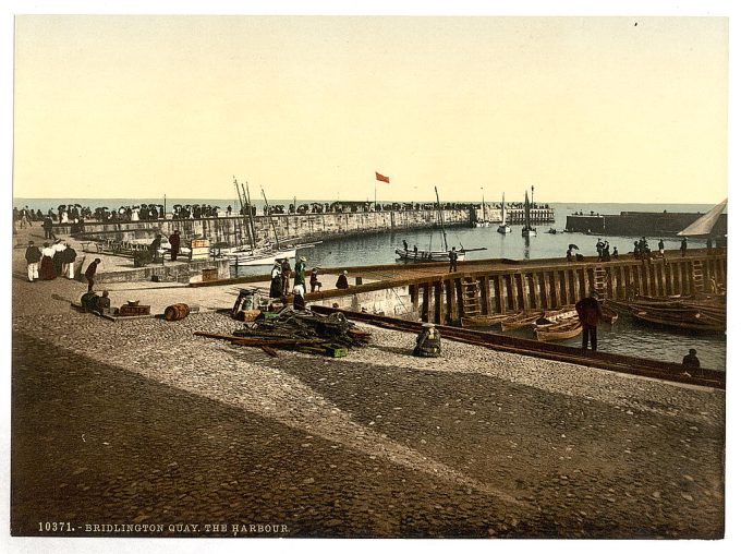 Bridlington, the harbor, Yorkshire, England