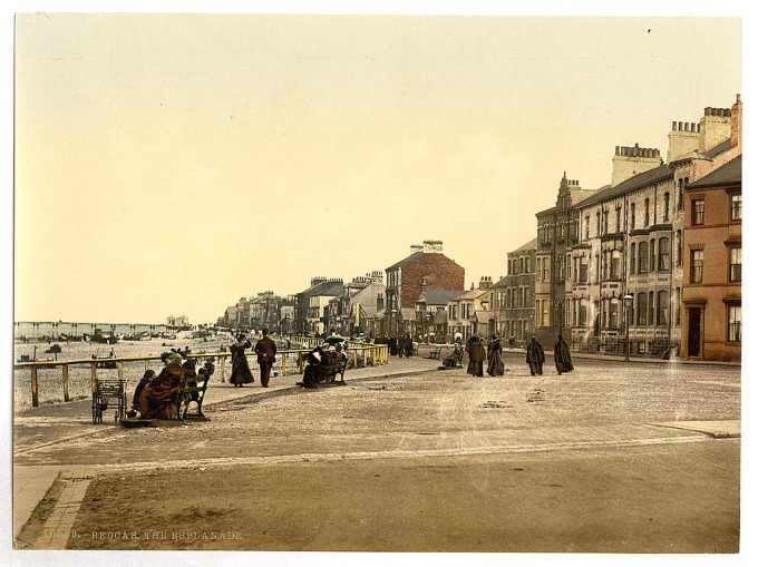 Redcar, the esplanade, Yorkshire, England