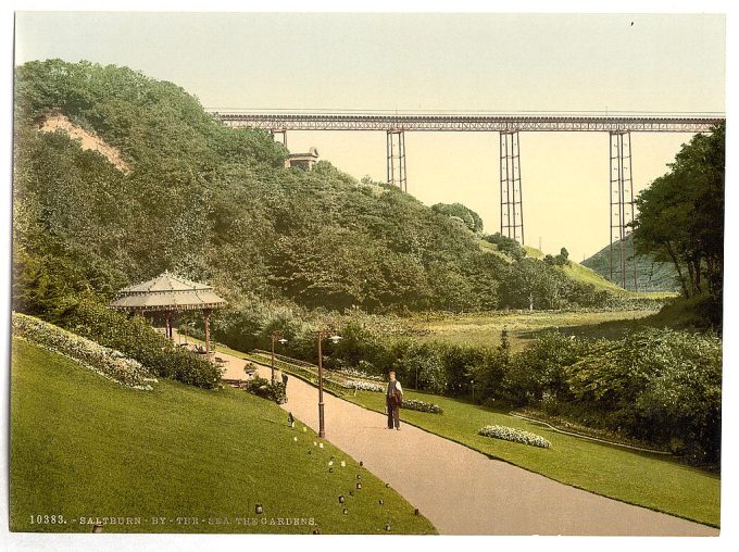 Saltburn-by-the-Sea, the gardens, Yorkshire, England