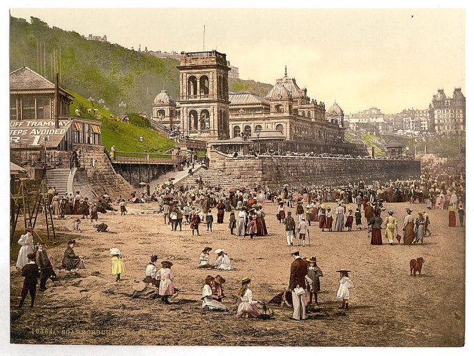 Scarborough, the children's corner, Yorkshire, England