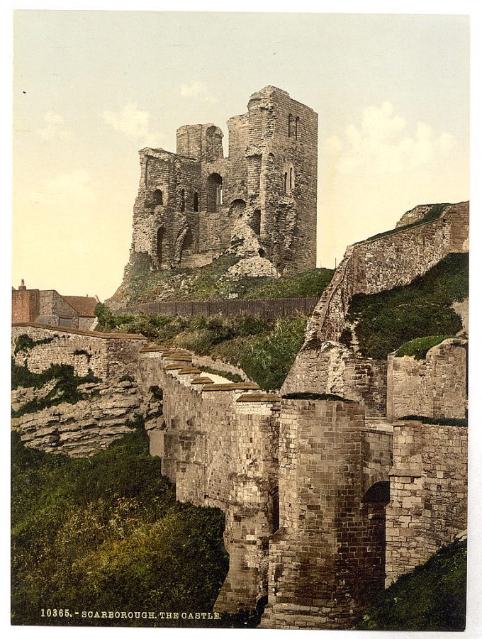 Scarborough, the castle, Yorkshire, England