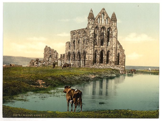 Whitby, the abbey, II., Yorkshire, England