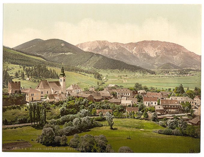 Puchberg, general view, Lower Austria, Austro-Hungary