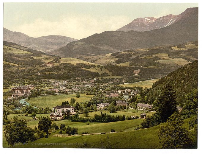 Reichenau, general view, Lower Austria, Austro-Hungary