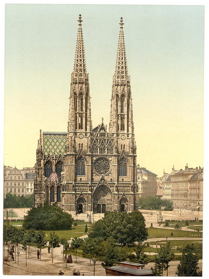 Votive Church, Vienna, Austro-Hungary