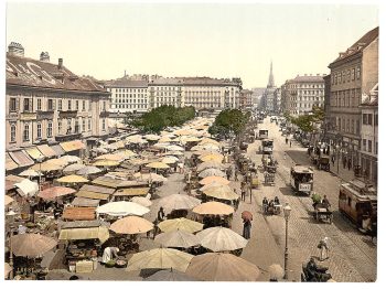 Nasch Market, Vienna, Austro-Hungary