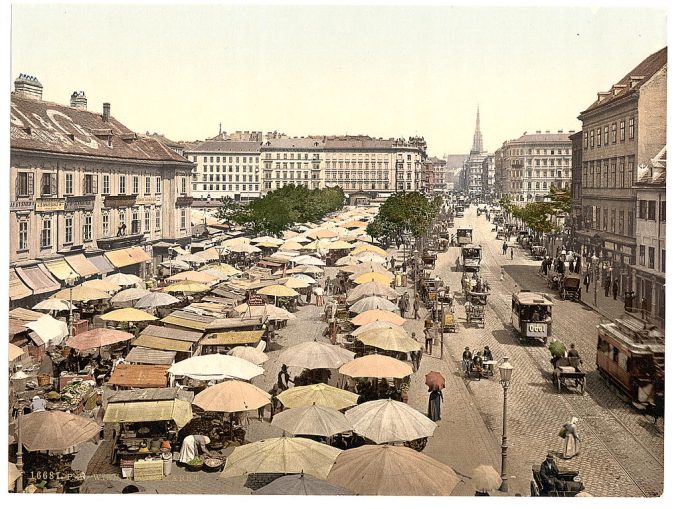 Nasch Market, Vienna, Austro-Hungary