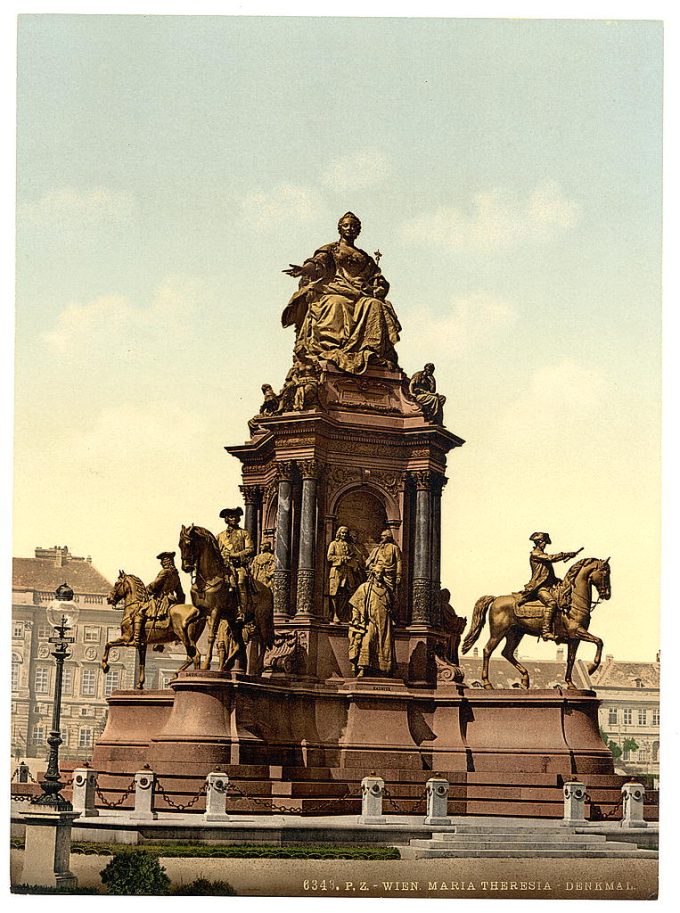 Maria Theresa Monument, Vienna, Austro-Hungary