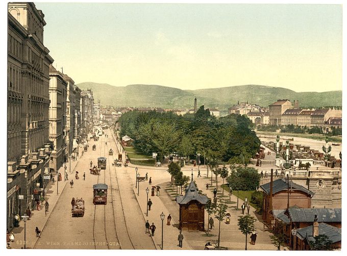 Quay Francis Joseph, Vienna, Austro-Hungary