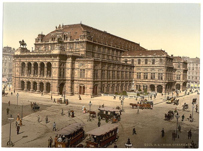 The Opera House, Vienna, Austro-Hungary