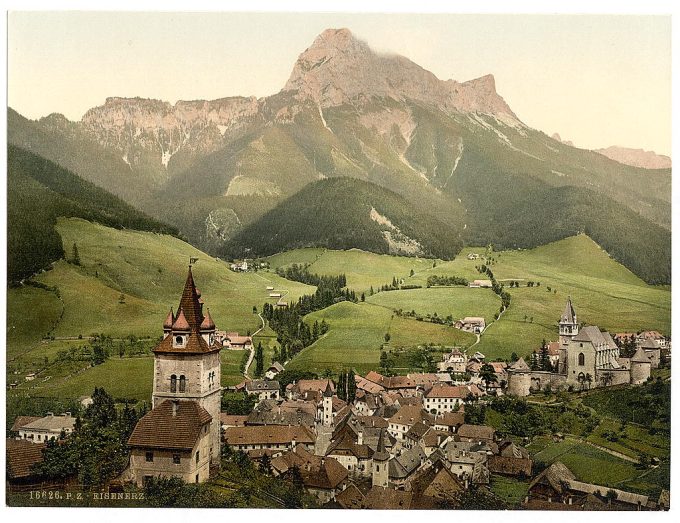 Eisenerz, general view, Upper Austria, Austro-Hungary