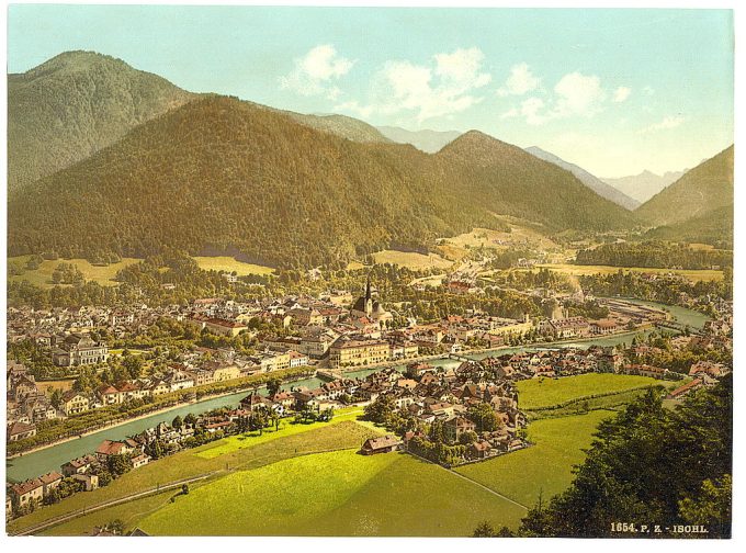 Ischl, general view, Upper Austria, Austro-Hungary