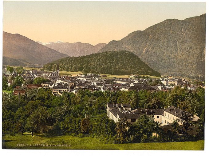 Ischl, from Dachstein, Upper Austria, Austro-Hungary