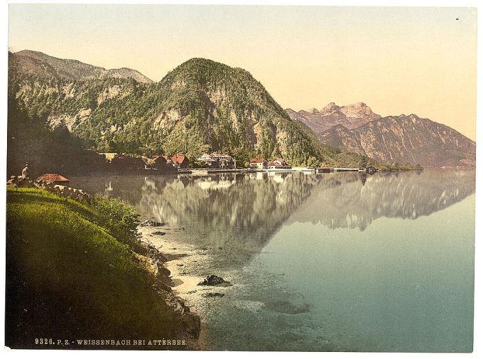Weissenbach near Attersee, Upper Austria, Austro-Hungary