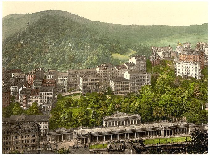 Schlossberg, Carlsbad, Bohemia, Austro-Hungary