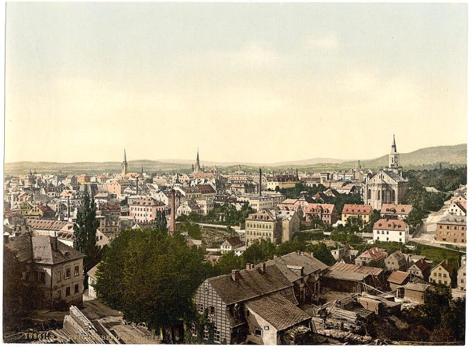 Reichenberg, general view, Bohemia, Austro-Hungary