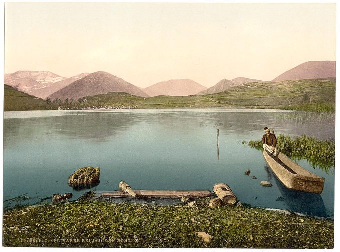 Jajce, Pliva Lake, Bosnia, Austro-Hungary
