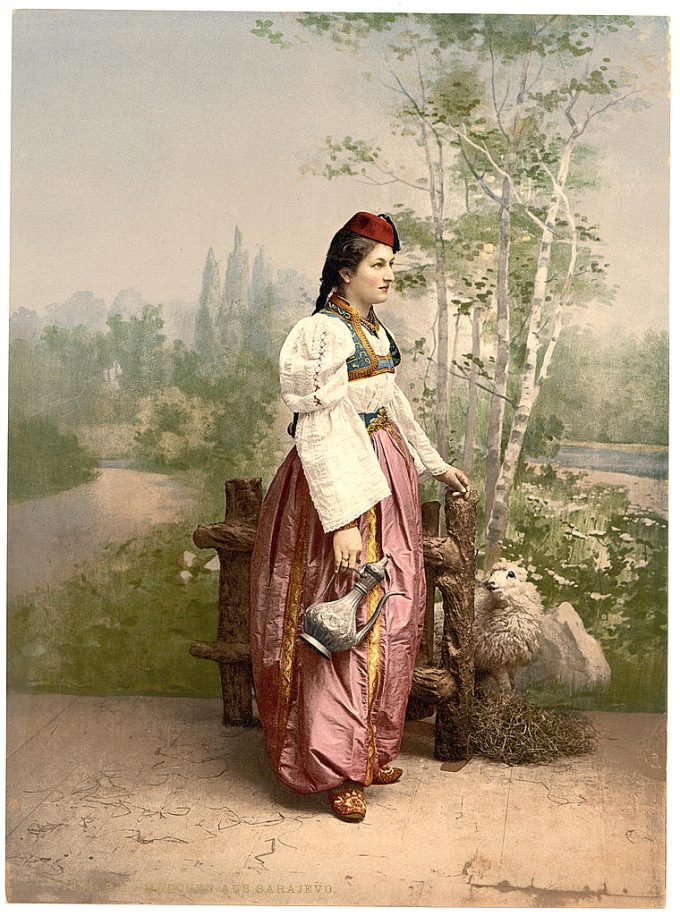 Girl of Sarajevo, Bosnia, Austro-Hungary