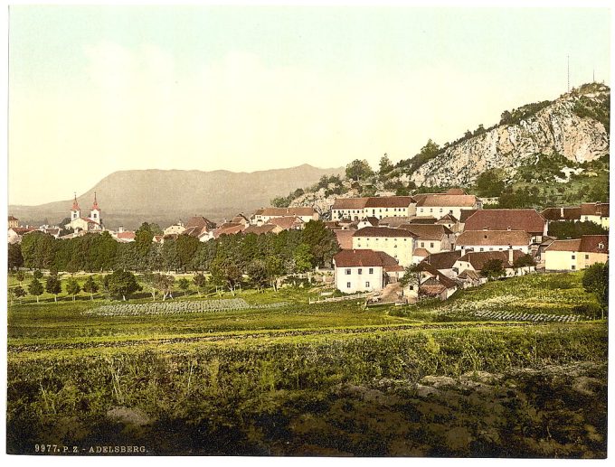 Adelsberg, general view, Carniola, Austro-Hungary