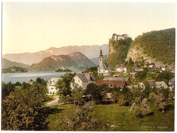 Veldes, general view, Carniola, Austro-Hungary