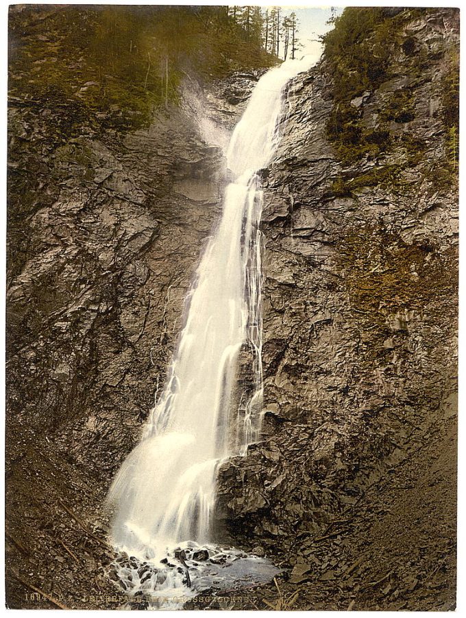 Leiterfall (i.e., Leiter-Tal), Carinthia, Austro-Hungary