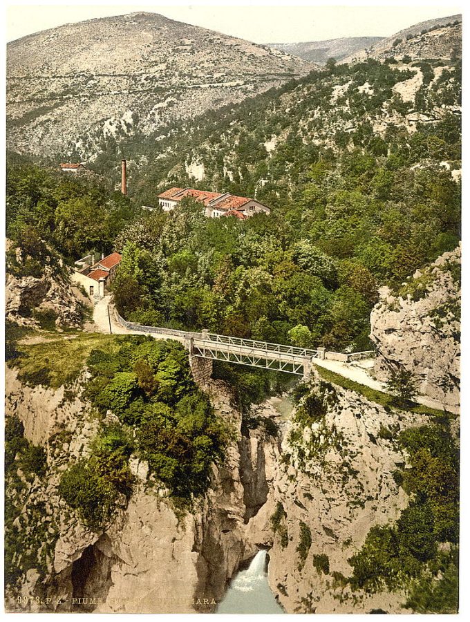 Fiume, Fiumiara Street, Croatia, Austro-Hungary