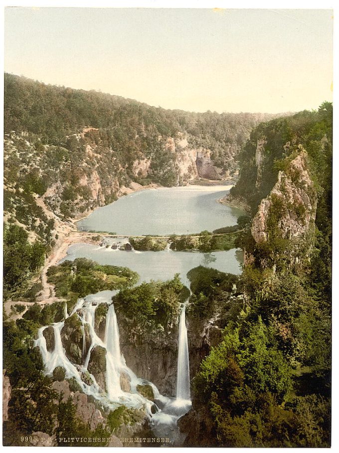 Pletvicerseen (i.e., Plitvice Lake), Ermitensee, Croatia, Austro-Hungary